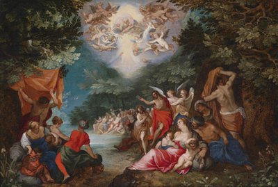 The Baptism of Christ in the River Jordan by Jan the Elder Brueghel